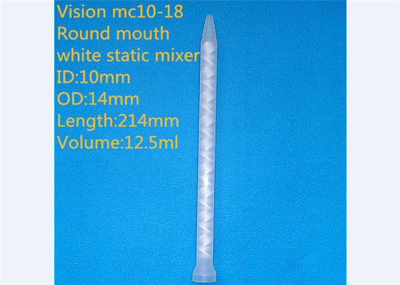 আঠালো মেশানোর Vmc10-18 স্কয়ার পিপি / Pom, স্ট্যাটিক মিশুক অগ্রভাগ