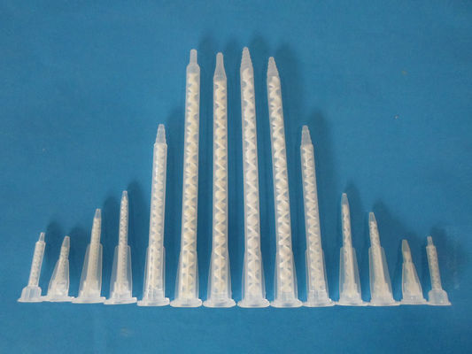 5-17s 50ml কার্টিজ Bayonet স্ট্যাটিক মিশুক ডগা, PP প্লাস্টিকের স্ট্যাটিক অগ্রভাগ
