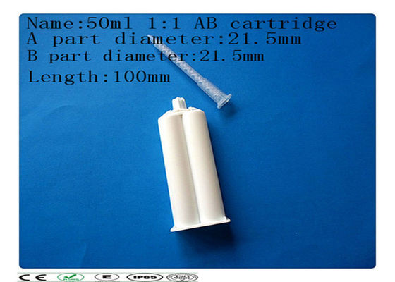 এবি আঠালো কার্তুজ, 50ml 1: 1 ডুয়াল কার্তুজ, সিরিঞ্জ পিপা