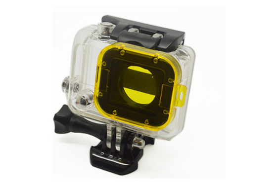 জলতলের ক্যামেরা আনুষাঙ্গিক, GOPRO হিরো জন্য ব্লু রেড CNC অধীনে সাগর ফিল্টার