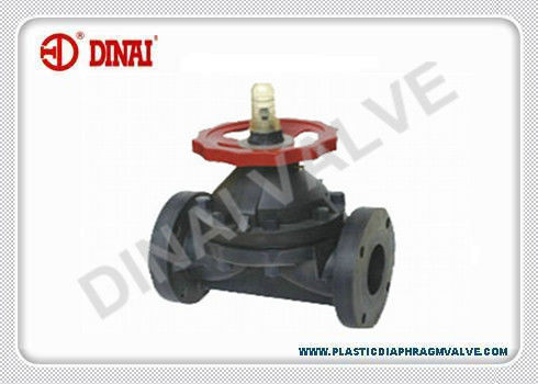 পিপি-gf / PTFE প্লাস্টিকের মধ্যচ্ছদা ভালভ, জাঙ্গাল টাইপ, 1/2 তালা লাগান &quot;10&quot;, ANSI # 16.5, JIS10K চক্রের শেষ, PN10