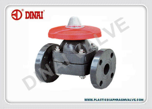 গ্লাস ফাইবার চাঙ্গা পিপি / PTFE মধ্যচ্ছদা ভালভ চক্রের উন্নত পার্শ্ব শেষ