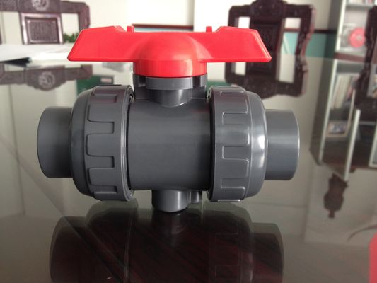 CPVC চক্রের উন্নত পার্শ্ব বল ভালভ হাতল লিভার 1-1 / 4 &quot;(D40mm) ~ 5&quot; (D140mm) প্লাস্টিক বল ভালভ