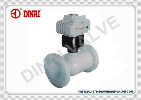ইলেকট্রিক প্লাস্টিক বল ভালভ অতিরিক্ত DC24V AC220V, রেগুলেটিং সীমা সুইচ টাইপ