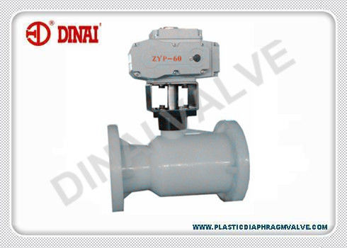 ইলেকট্রিক প্লাস্টিক বল ভালভ অতিরিক্ত DC24V AC220V, রেগুলেটিং সীমা সুইচ টাইপ