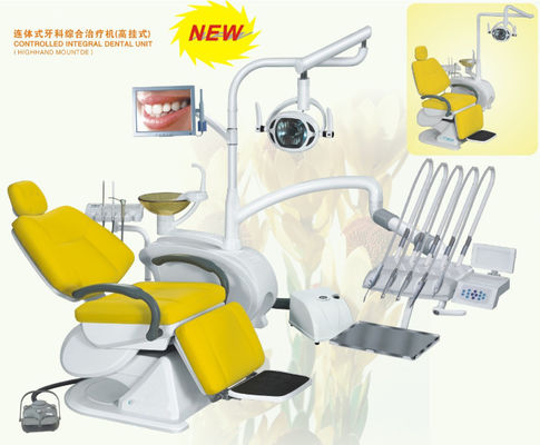 সিই Foldaway রোগীর ডেন্টাল চেয়ার ইউনিট বিদ্যুৎ Highhand মাউন্ট